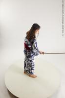 japanese woman in kimono with sword saori 14a